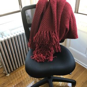 Red Large Throw Blanket
